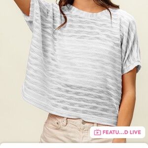 Bibi summer sweater in white